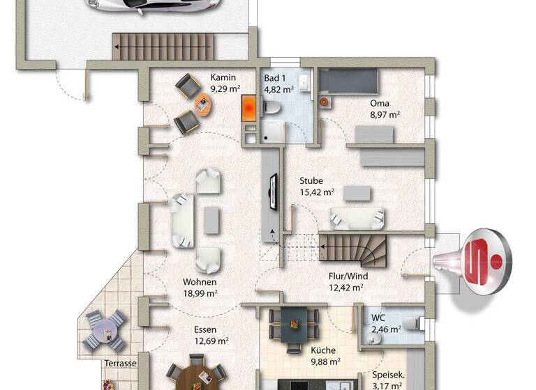 Einfamilienhaus zum Kauf 410.000 € 9 Zimmer 178 m² 706 m² Grundstück Barnstorf 49406