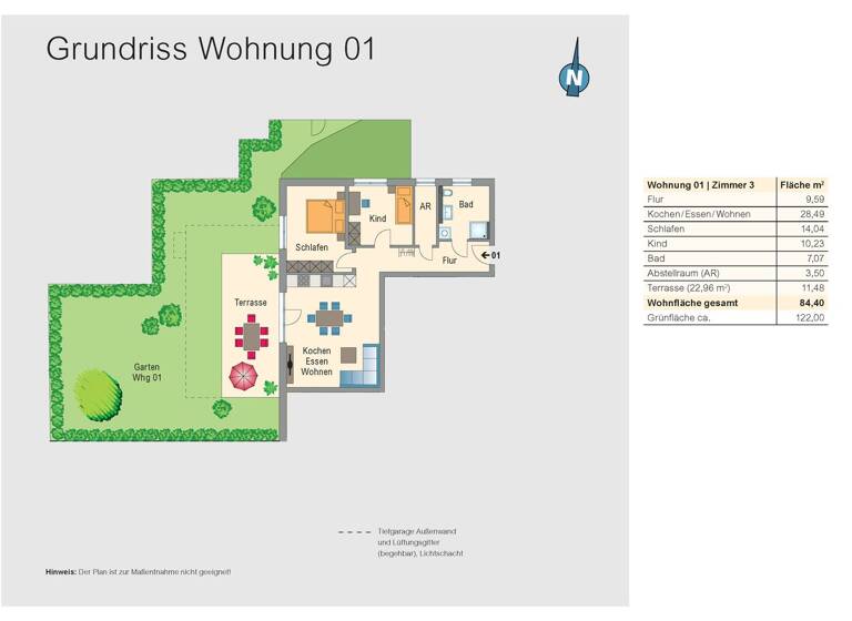 Wohnung zum Kauf - Erstbezug 555.000 € 3 Zimmer 84,4 m² Reichelsdorf Nürnberg 90453