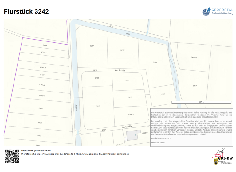 Gewerbegrundstück zum Kauf 199.000 € 1.252 m² Grundstück Ettenheim 77955