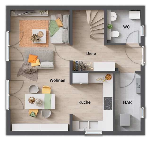 Haus zum Kauf provisionsfrei 301.575 € 3 Zimmer 100 m²<br/>Wohnfläche 557 m²<br/>Grundstück Naurath 54340