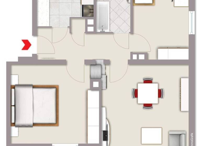 Wohnung zum Kauf provisionsfrei 275.000 € 3 Zimmer 73 m² 2. Geschoss Rüppurr Karlsruhe / Rüppurr 76199