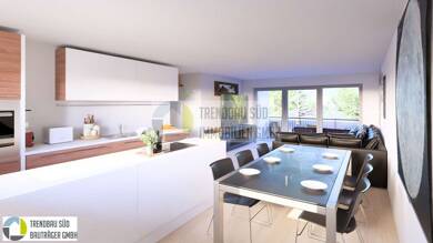 Wohnung zum Kauf - Erstbezug provisionsfrei 408.500 € 3,5 Zimmer 89,8 m² EG Dellmensinger Straße 9 Ersingen Erbach 89155