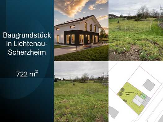 Grundstück zum Kauf 208.470 € 722 m² Grundstück Scherzheim Lichtenau 77839