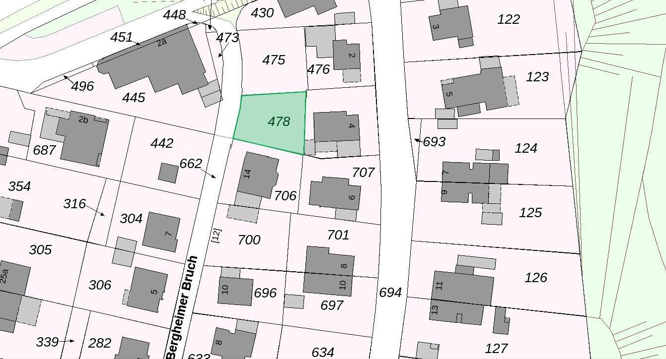 Grundstück zum Kauf 84.900 € 330 m²<br/>Grundstück Bergheim Arnsberg 59757