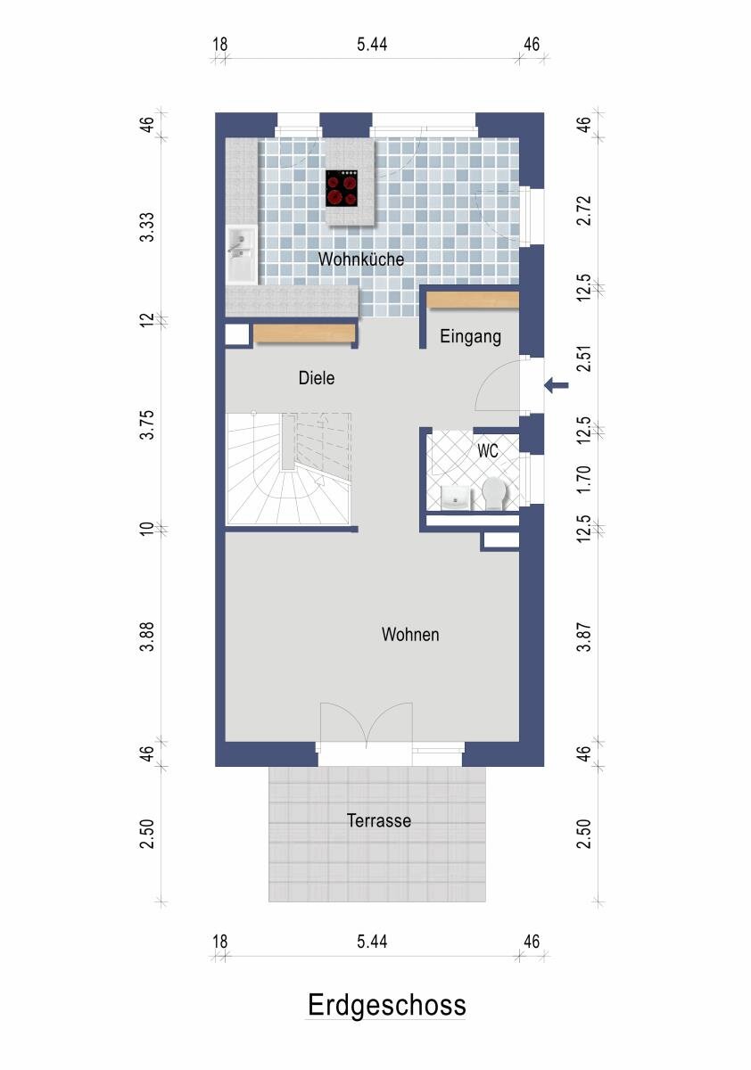 Doppelhaushälfte zum Kauf 990.000 € 5 Zimmer 153,8 m²<br/>Wohnfläche 345 m²<br/>Grundstück Lemsahl - Mellingstedt Hamburg 22397