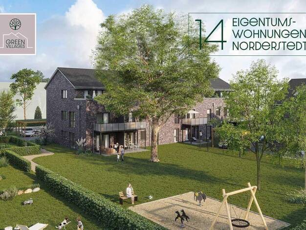 Terrassenwohnung zum Kauf - Neubau provisionsfrei als Kapitalanlage geeignet 339.900 € 2 Zimmer 54,1 m² Hans-Friedrich-Dibbern-Straße 1 Harksheide Norderstedt 22844