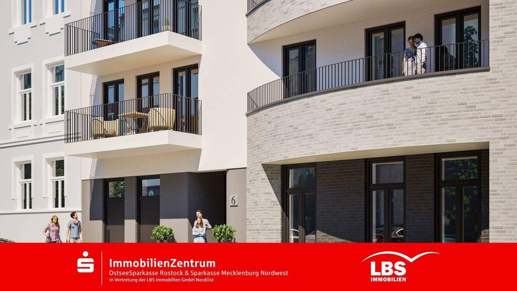 Wohnung zum Kauf - Erstbezug 495.000 € 4 Zimmer 90 m² Kröpeliner Tor-Vorstadt Rostock 18057