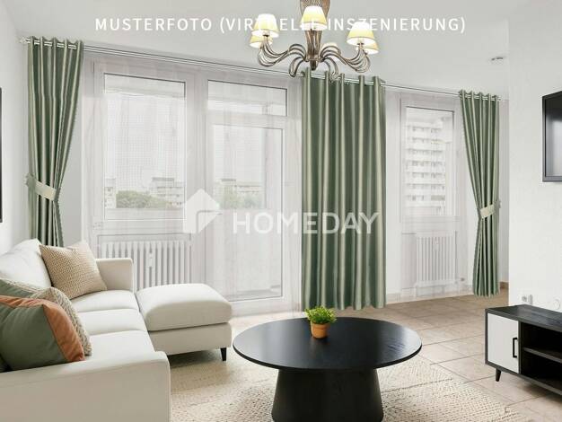Wohnung zum Kauf 135.000 € 1,5 Zimmer 43 m² 7. Geschoss Bonames Nord-Ost 60433