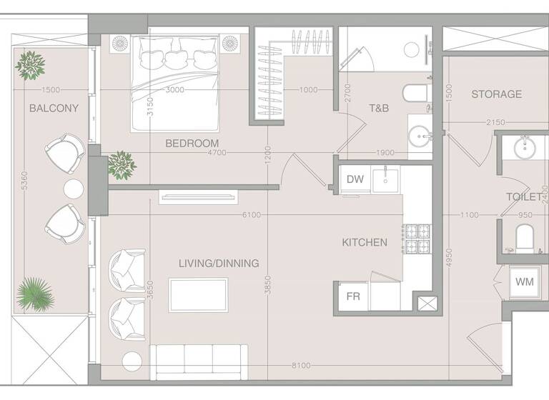 Wohnung zum Kauf provisionsfrei 300.792 € 2,5 Zimmer 74,5 m² Dubai 00000