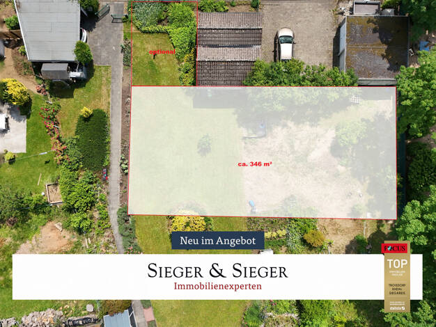 Grundstück zum Kauf 177.800 € 346 m² Grundstück Oberlar Troisdorf / Oberlar 53842