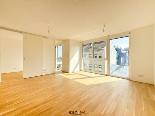 Wohnung zur Miete - Erstbezug 849 € 2 Zimmer 38,2 m² 4. Geschoss Leebgasse Favoriten 1100
