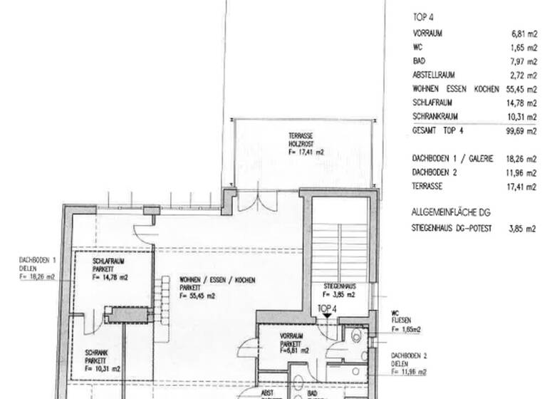 Wohnung zum Kauf provisionsfrei 695.000 € 3 Zimmer 100 m² 2. Geschoss Salzburg 5020