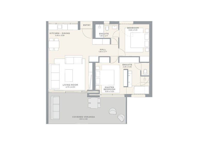 Wohnung zum Kauf provisionsfrei 865.000 € 3 Zimmer 94,5 m² Tsada