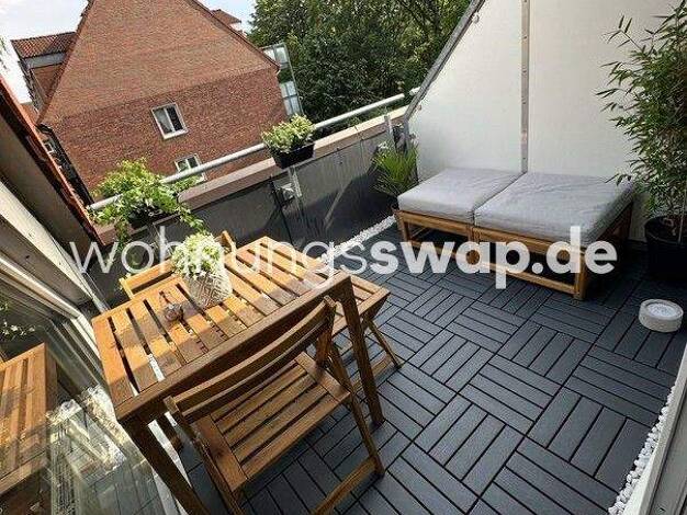 Studio zur Miete Tauschwohnung 550 € 2 Zimmer 61 m² 4. Geschoss Barmbek-Süd Hamburg 22081