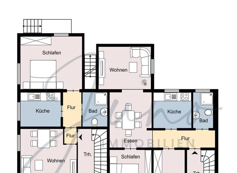 Mehrfamilienhaus zum Kauf als Kapitalanlage geeignet 850.000 € 12 Zimmer 208 m² 443 m² Grundstück Walldorf Mörfelden-Walldorf 64546