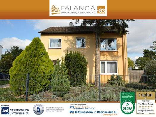 Einfamilienhaus zur Miete 1.800 € 4 Zimmer 123 m² 280 m² Grundstück Weisenau Mainz / Weisenau 55130