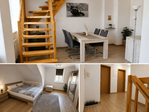 Maisonette zur Miete 300 € 2 Zimmer 80 m² Geschoss 2/3 frei ab 01.10.2026 Wutzschwitz Ostrau 04749