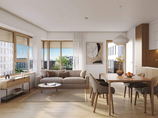 Wohnung zum Kauf - Erstbezug 464.000 € 2 Zimmer 44,6 m² 10. Geschoss Wien 1030