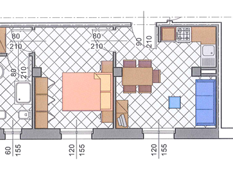 Wohnung zur Miete 690 € 2 Zimmer 45 m² 2. Geschoss frei ab sofort Laveno 21014