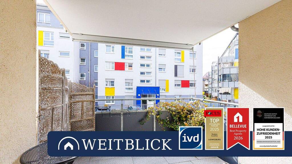Wohnung zum Kauf 179.000 € 1,5 Zimmer 42 m² 1. Geschoss Schorndorf 73614