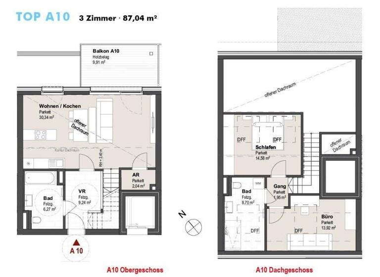 Maisonette zum Kauf provisionsfrei 461.312 € 3 Zimmer 87 m² Abtenau 5441