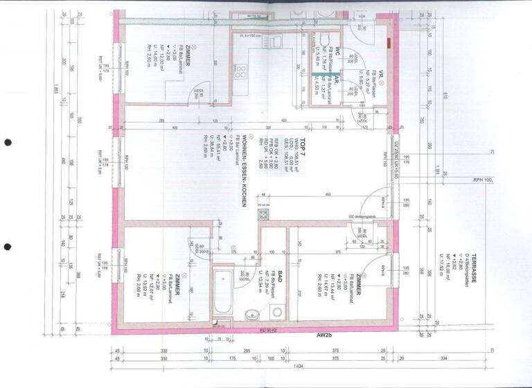 Wohnung zur Miete 897 € 4 Zimmer 108,5 m² 1. Geschoss Deutschkreutz 7301