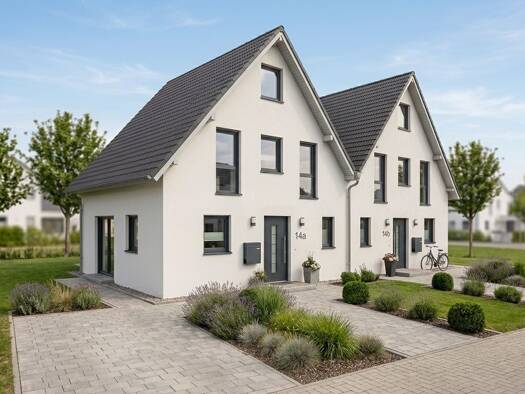Doppelhaushälfte zum Kauf - Erstbezug 549.700 € 5 Zimmer 100,9 m² 332 m² Grundstück Hummelsbüttel Hamburg 22339