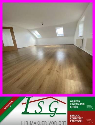 Wohnung zur Miete 420 € 3 Zimmer 77,1 m² Dachgeschoss, 2. Geschoss frei ab sofort Oberrossau Rossau 09661