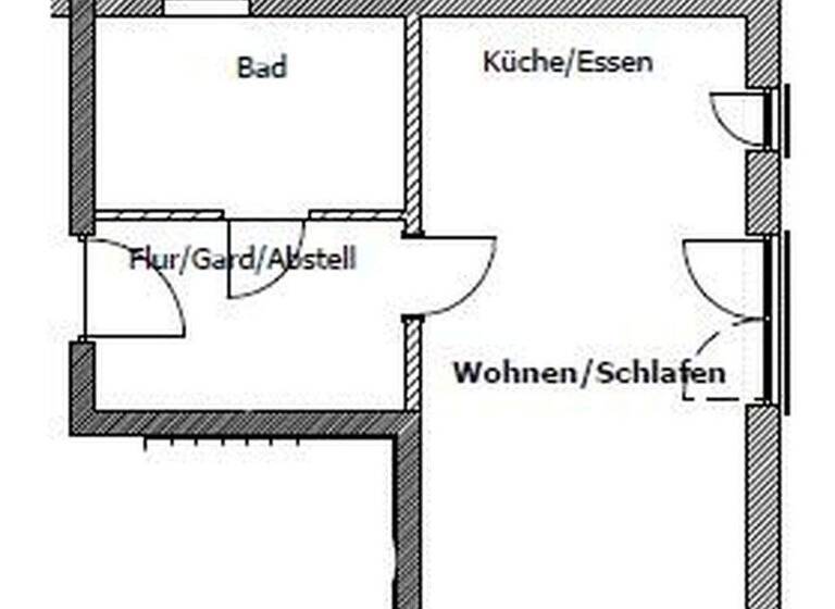 Studio zur Miete 700 € 1 Zimmer 33,3 m² 2. Geschoss frei ab 01.07.2026 Martin-Luther-Str. 10 Grafing 85567