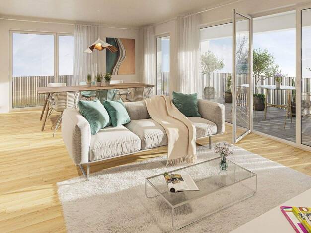 Terrassenwohnung zum Kauf - Neubau provisionsfrei 475.434 € 3 Zimmer 77,9 m² EG Hermelinweg 61 Bad Nauheim Bad Nauheim 61231