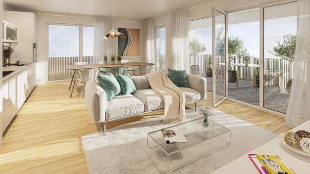 Terrassenwohnung zum Kauf - Neubau provisionsfrei 475.434 € 3 Zimmer 77,9 m² EG Hermelinweg 61 Bad Nauheim - Kernstadt Bad Nauheim 61231