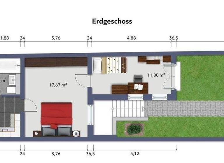 Reihenmittelhaus zum Kauf 249.000 € 8 Zimmer 152 m² 260 m² Grundstück Ohrdruf 99885