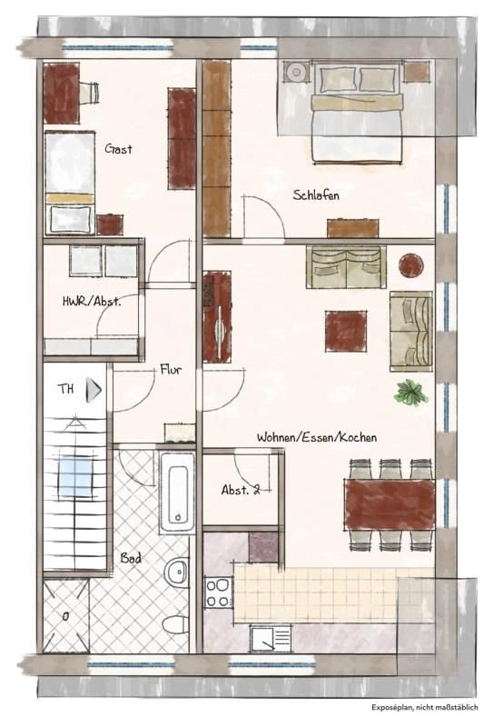 Wohnung zum Kauf 199.000 € 3 Zimmer 73,6 m²<br/>Wohnfläche Eisenhamm Nordenham 26954