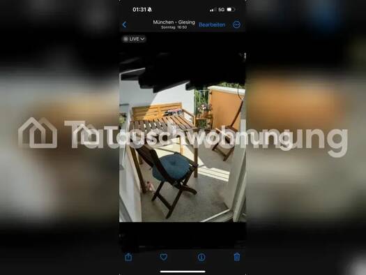 Wohnung zur Miete Tauschwohnung 870 € 2 Zimmer 60 m² EG Untergiesing-Harlaching München 81547