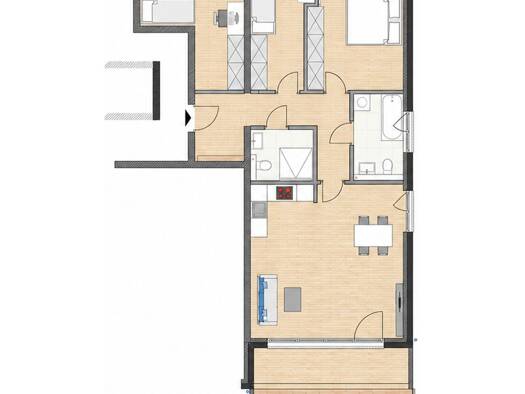 Wohnung zum Kauf - Neubau provisionsfrei 613.000 € 4 Zimmer 106,3 m² Geschoss 2/4 frei ab sofort Flößaustraße 100 Südstadt Fürth 90763