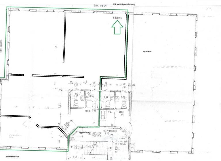 Bürofläche zur Miete provisionsfrei 900 € 4 Zimmer 120 m² Bürofläche Langensteinbach Karlsbad 76307
