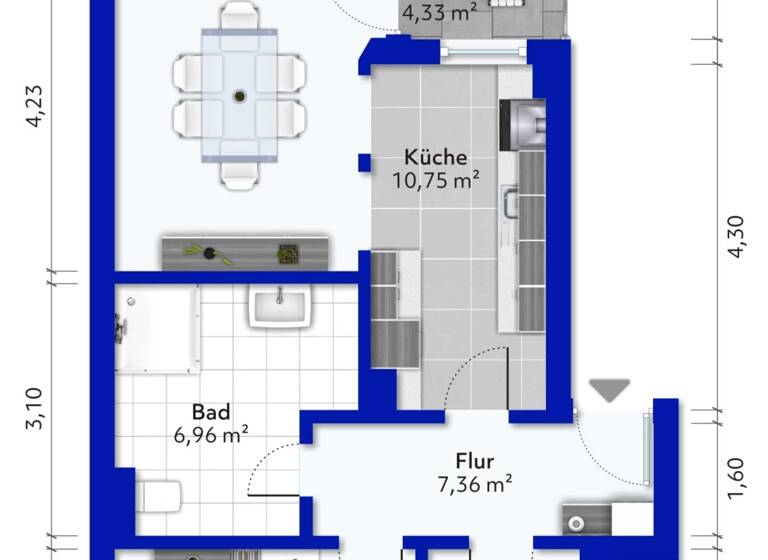 Wohnung zur Miete 559 € 3,5 Zimmer 86 m²<br/>Wohnfläche ab sofort<br/>Verfügbarkeit Stendal Stendal 39576