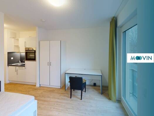 Studio zur Miete 565 € 1 Zimmer 31,6 m² 1. Geschoss frei ab 16.08.2025 Täubchenweg 53 Zentrum-Ost Leipzig 04317