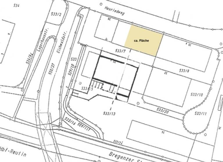 Produktionshalle zur Miete 2.100 € 378 m² Lagerfläche Reutin Lindau 88131