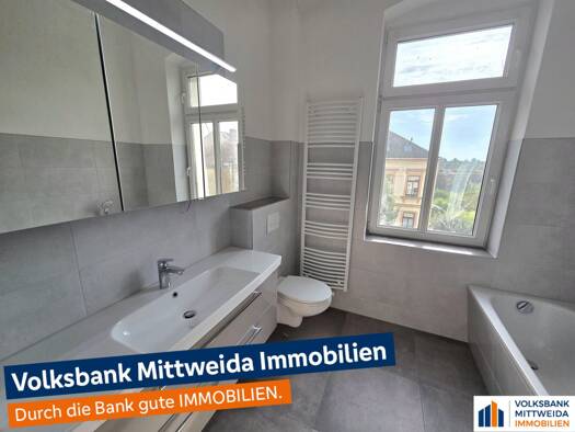 Wohnung zur Miete 670 € 4 Zimmer 99 m² 1. Geschoss Poststraße 44 Mittweida Mittweida 09648