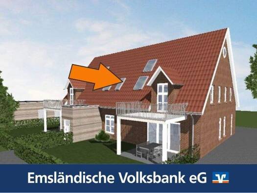 Wohnung zur Miete - Erstbezug 1.265 € 4 Zimmer 110 m² EG Clusorth-Bramhar Lingen / Bramhar 49811