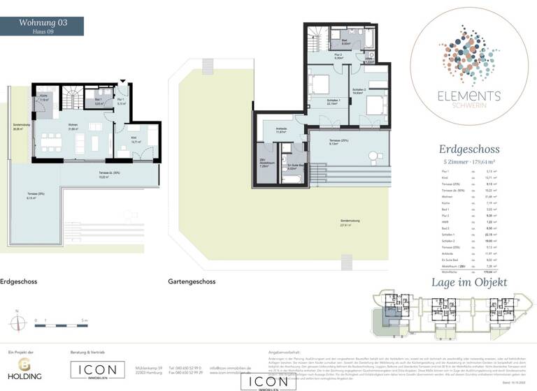 Maisonette zum Kauf - Erstbezug provisionsfrei 1.085.000 € 4 Zimmer 176,8 m² EG Alte Waisenstiftung 9 Werdervorstadt Schwerin 19055