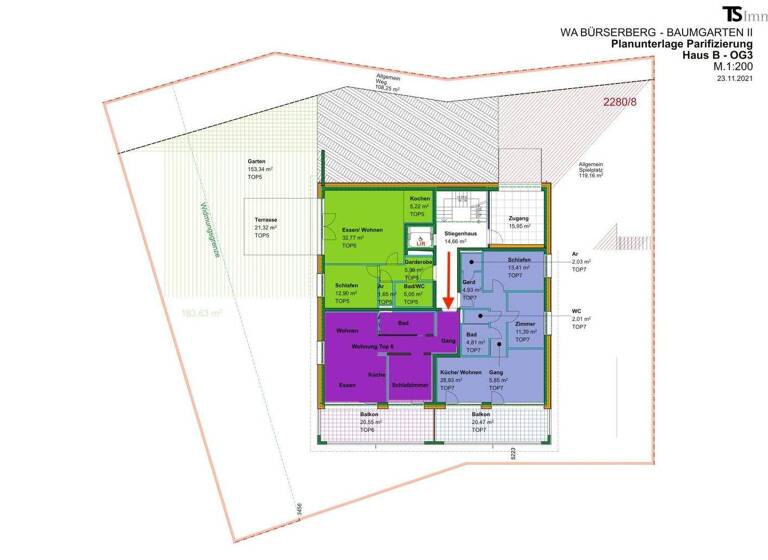 Terrassenwohnung zum Kauf 349.000 € 58,6 m² 3. Geschoss frei ab 01.11.2027 Boden Bürserberg 6707