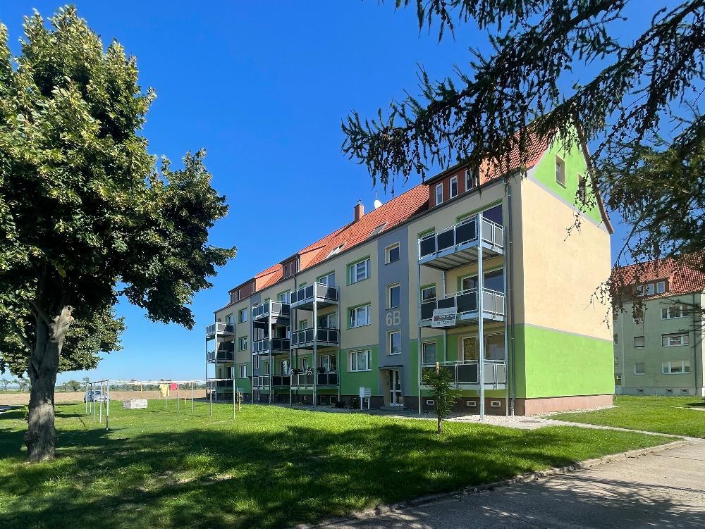 Wohnung zur Miete 470 € 3 Zimmer 63 m²<br/>Wohnfläche EG<br/>Geschoss Windmühlenweg 6a, EG rechts Pressel Laußig 04849