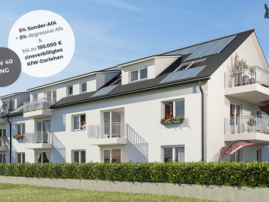 Wohnung zum Kauf - Neubau provisionsfrei 366.000 € 2 Zimmer 49,7 m² 1. Geschoss Alemannenstraße 15 Renningen Renningen 71272