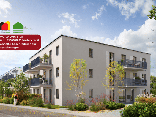 Wohnung zum Kauf - Neubau provisionsfrei 680.200 € 3 Zimmer 86,1 m² 1. Geschoss Johannisstraße 17 Weichs Regensburg 93059
