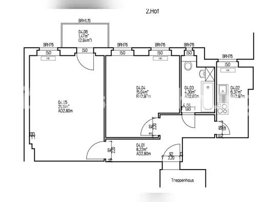 Wohnung zur Miete Tauschwohnung 725 € 2 Zimmer 57 m² 4. Geschoss Mitte Berlin 13359