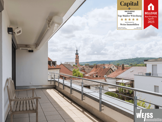 Penthouse zur Miete 1.490 € 4 Zimmer 114 m² 3. Geschoss Theilheimer Weg 7a Eibelstadt 97246