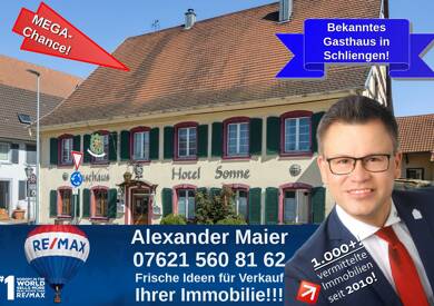 Hotel zum Kauf 850.000 € 10 Zimmer 736 m² Grundstück Schliengen Schliengen 79418