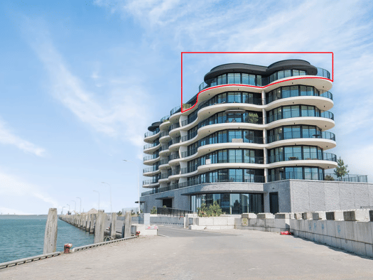 Penthouse zum Kauf - Erstbezug provisionsfrei 1.632.500 € 3 Zimmer 177 m² 6 Geschosse frei ab sofort L'Écluse 4511 AX
